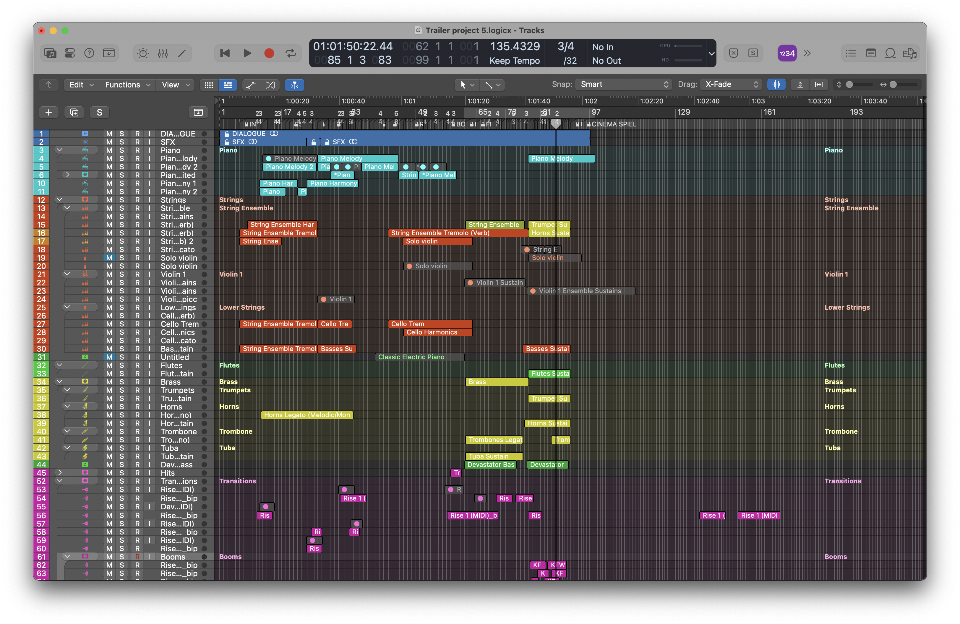 The logic project tracks